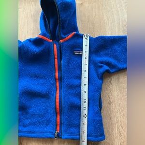 Size 2T Patagonia fleece jacket with hoody